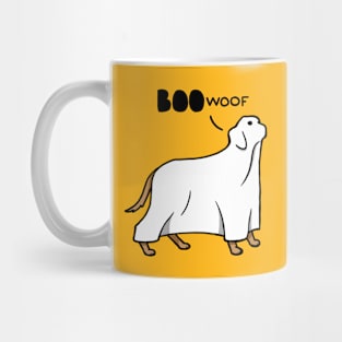 Halloween Ghost Dog Mug